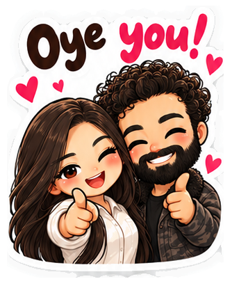 Khaapi chibi sticker: Oye you!